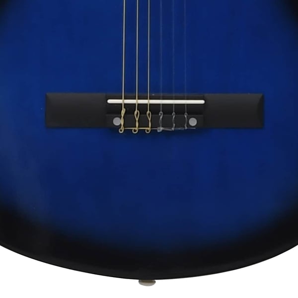 vidaXL Klassisk gitarr 12 delar blå 4/4 39