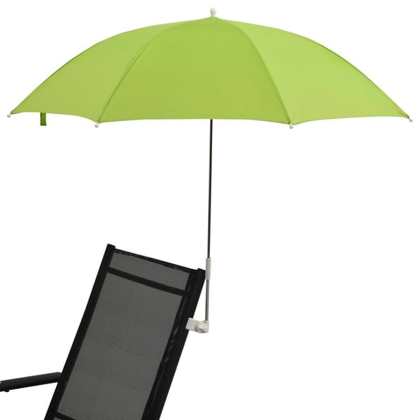 vidaXL parasoller til campingstol 2 stk. 105 cm grøn