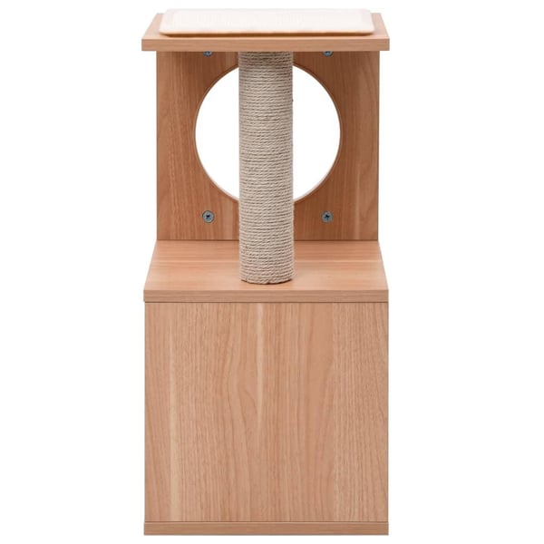 vidaXL Kattetre med klorematte i sisal 60 cm