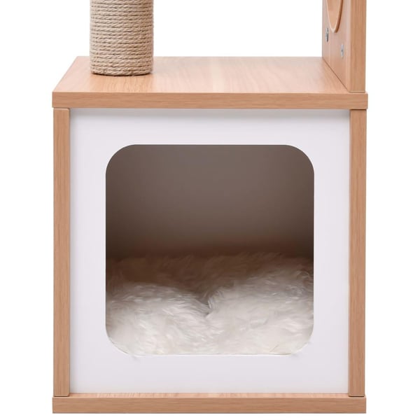 vidaXL Kattetre med klorematte i sisal 60 cm