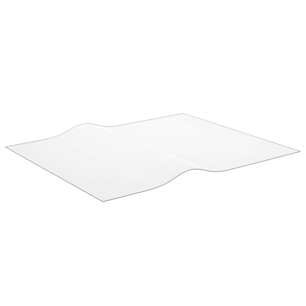 vidaXL Bordbeskytter gjennomsiktig 100x90 cm 1,6 mm PVC