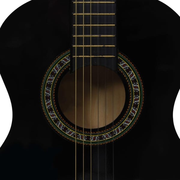 vidaXL klassisk guitar for begyndere og børn 1/2 34 sort