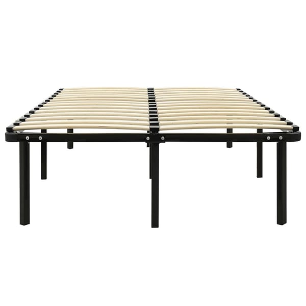 vidaXL Seng/Sengeramme svart metall 160x200 cm change1