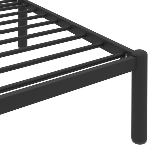 vidaXL Seng/Sengeramme svart metall 140x200 cm change1