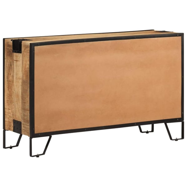 vidaXL skænk 100x31x60 cm massivt ru mangotræ