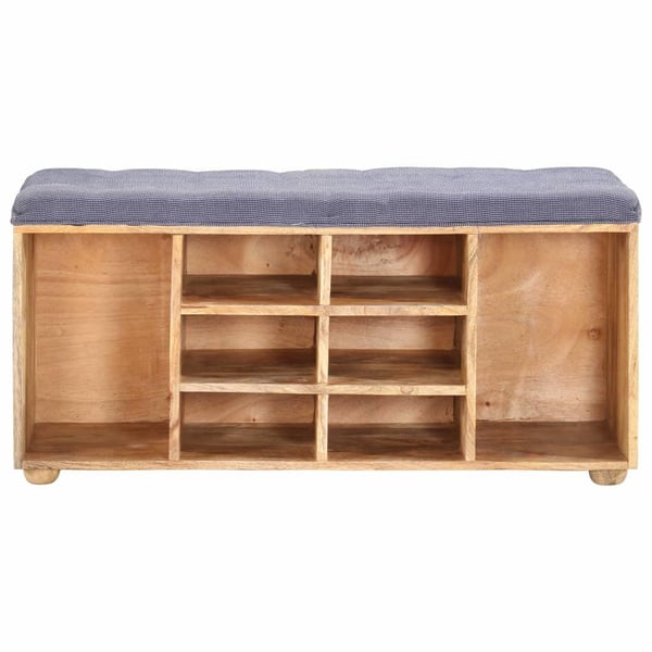 vidaXL entrébænk 100x35x47 cm massivt mangotræ