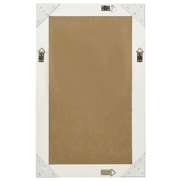 vidaXL Väggspegel barockstil 50x80 cm vit