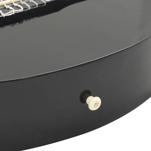 vidaXL klassisk western guitarsæt 12 dele med 6 strenge 38" sort