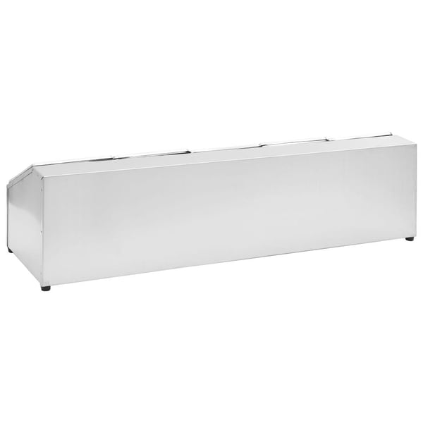 vidaXL GN-beholder med 5 GN 1/6 beholdere rustfritt stål