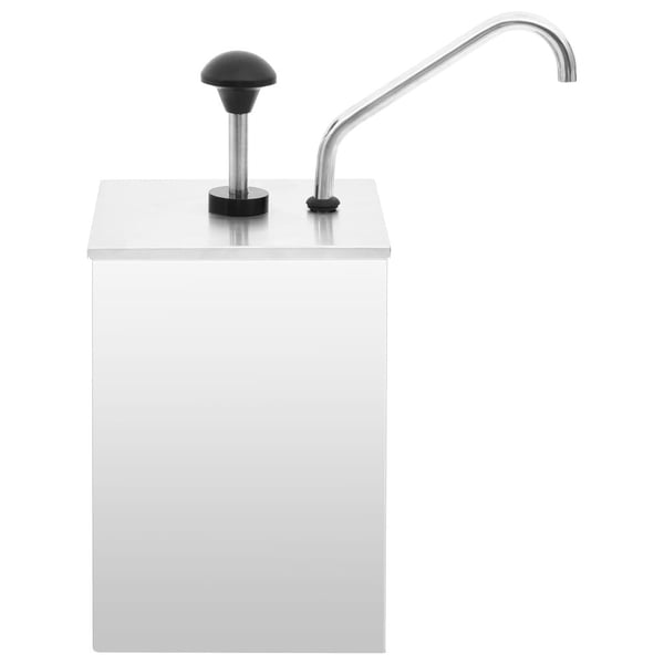 vidaXL saucedispenser 3,5 l rustfrit stål