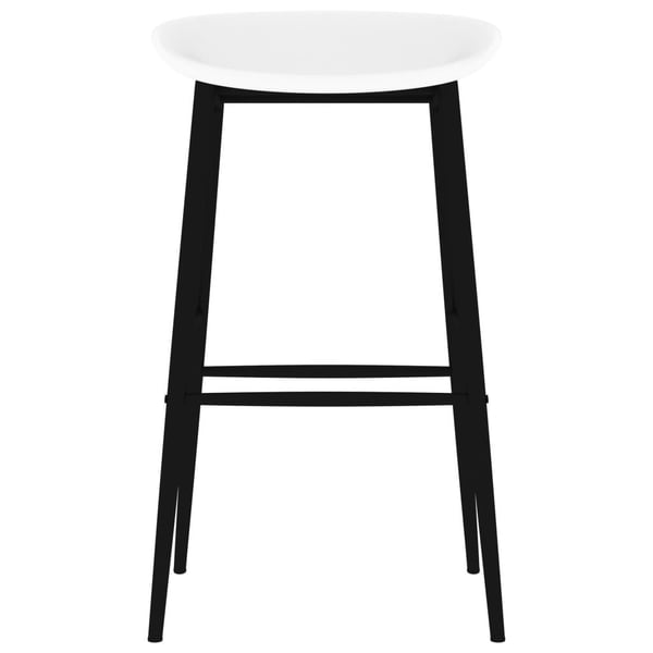 vidaXL Barstolar 2 st vit
