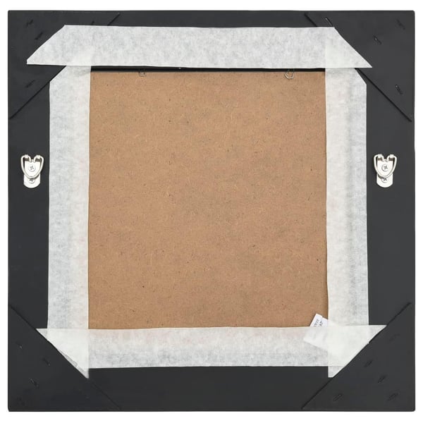 vidaXL Veggspeil barokkstil 40x40 cm svart