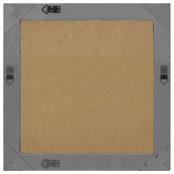 vidaXL vægspejl 60x60 cm barokstil sort