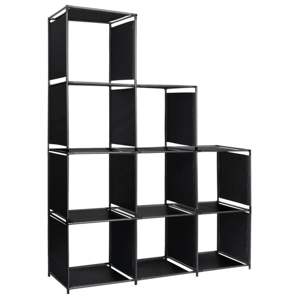 vidaXL Display reol trappeformet 130x45x170 cm stof