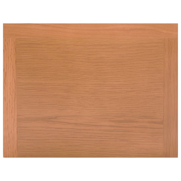 vidaXL Magasinbord med skuff 35x27x55 cm heltre eik