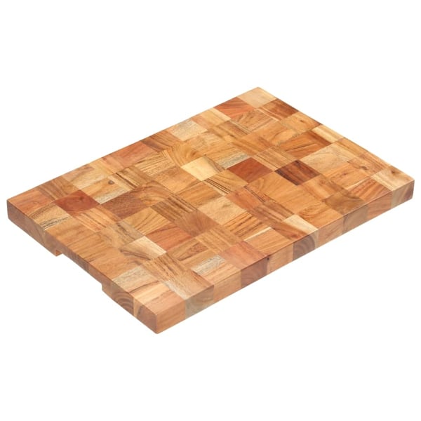 vidaXL skærebræt 50x34x3,8 cm massivt akacietræ