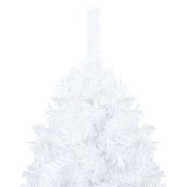 vidaXL kunstigt juletræ med tykke grene 150 cm PVC hvid