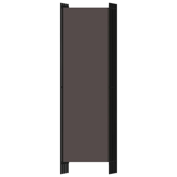 vidaXL Romdeler med 5 paneler antrasitt 250x180 cm