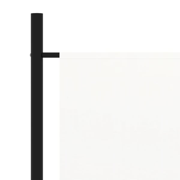 vidaXL Rumsavdelare vit 175x180 cm tyg