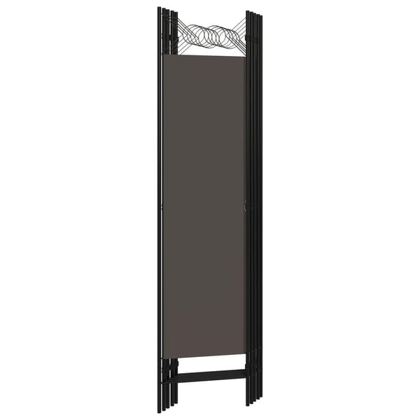 vidaXL 5-panels rumdeler 200x180 cm antracitgrå