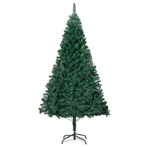 vidaXL Plastgran med tjocka grenar grön 210 cm PVC