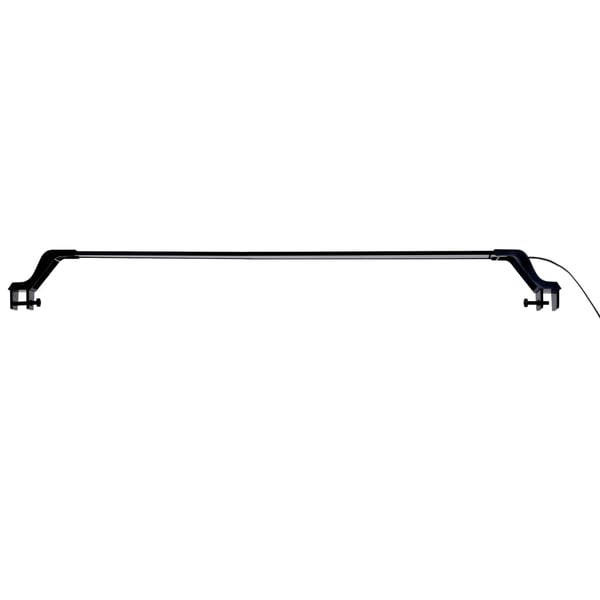 vidaXL Akvarium LED-lys med klemmer 90-105 cm blå og hvit