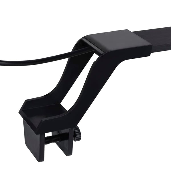 vidaXL Akvarium LED-lys med klemmer 75-90 cm blå og hvit