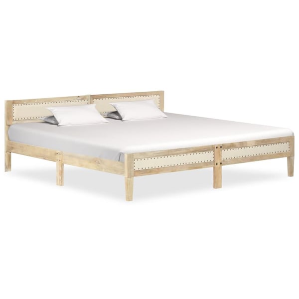 vidaXL Seng/Sengeramme heltre mango 200 cm change1