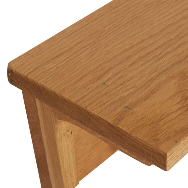 vidaXL knagerække 90x16x16 cm massivt egetræ
