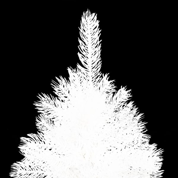 vidaXL kunstigt juletræ med naturtro nåle 150 cm hvid