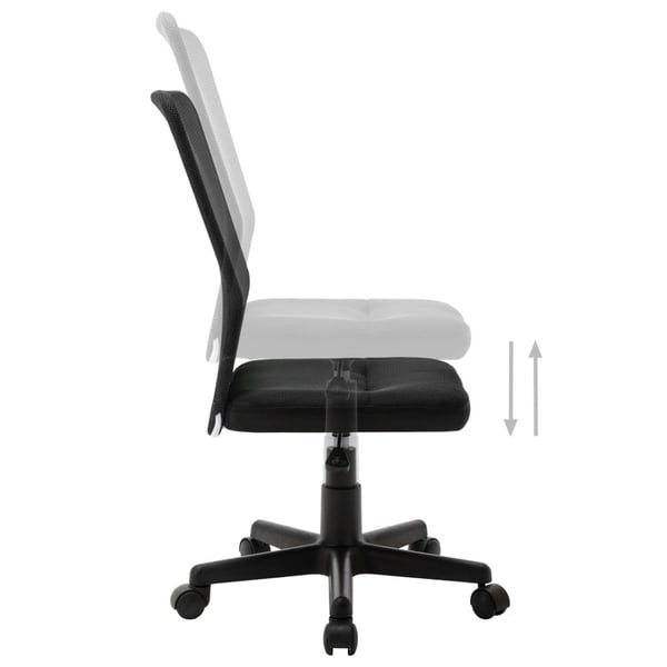 vidaXL kontorstol 44x52x100 cm meshstof sort