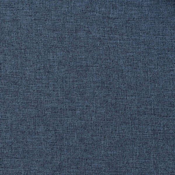 vidaXL Lystette gardiner maljer og lin-design 2 stk blå 140x175 cm