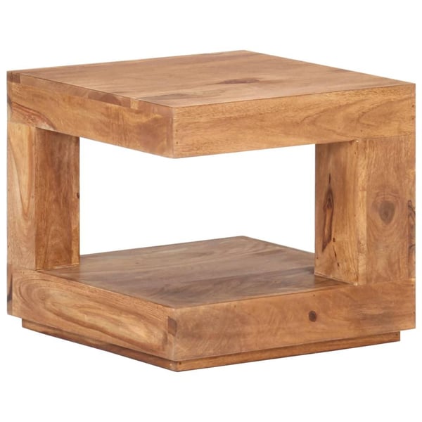 vidaXL sofabord 45x45x40 cm massivt akacietræ
