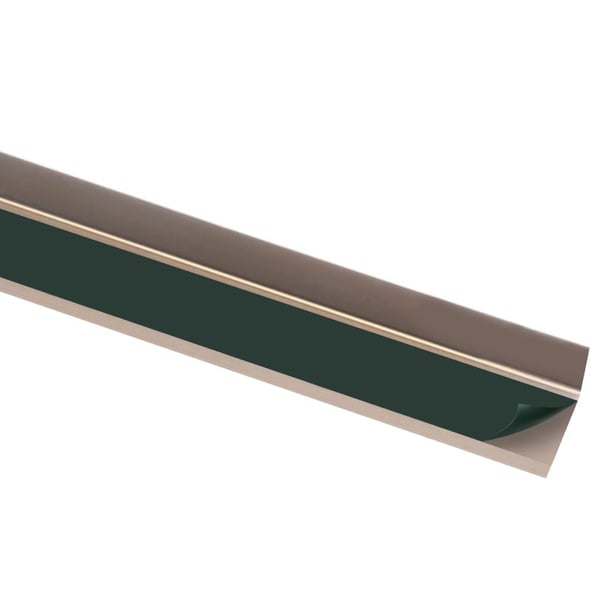 vidaXL Trappeneser L-form 5 stk aluminium 90 cm brun