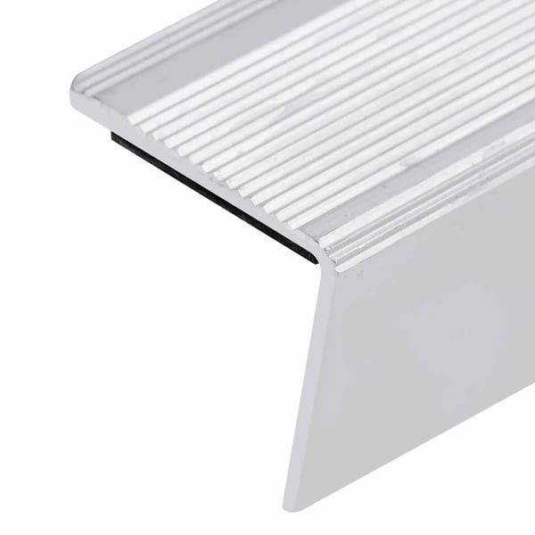 vidaXL Trappeneser L-form 15 stk aluminium 100 cm sølv