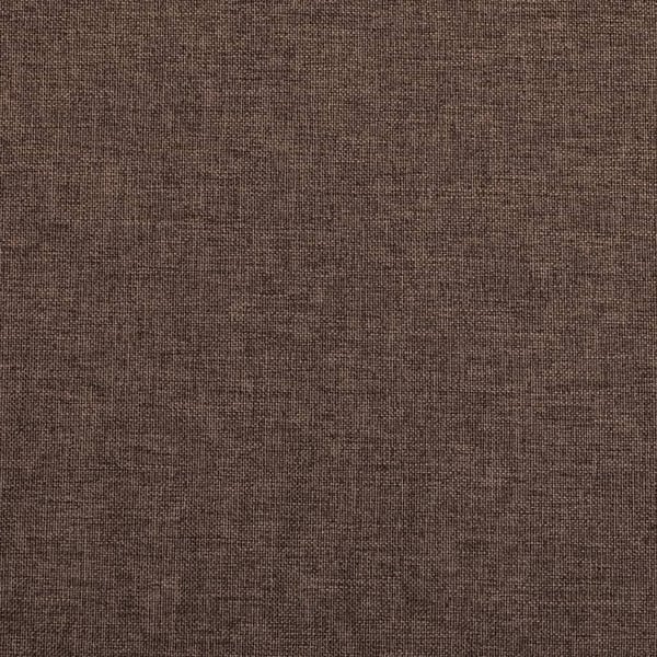 vidaXL Lystett gardin med maljer og lin-design gråbrun 290x245 cm