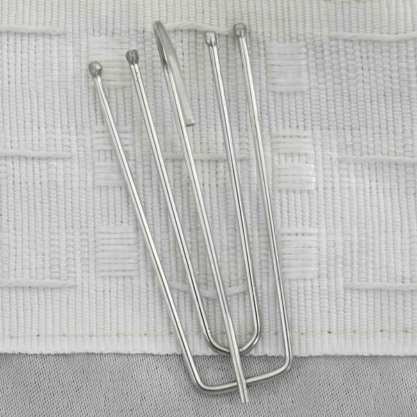 vidaXL Lystette gardiner kroker og lin-design 2 stk beige 140x225 cm