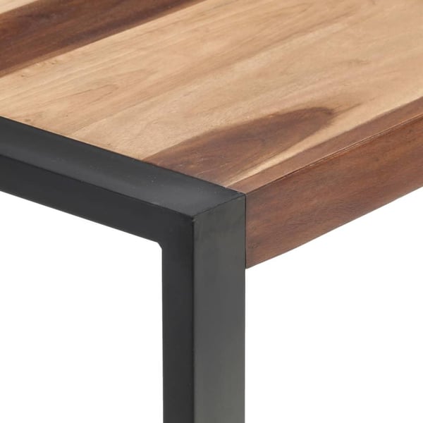 vidaXL Ruokapöytä 120x60x75 cm massiivipuu