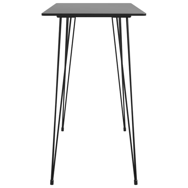vidaXL Barbord svart 120x60x105 cm