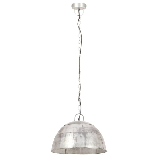 vidaXL Industriell vintage hengelampe 25 W sølv rund 41 cm E27