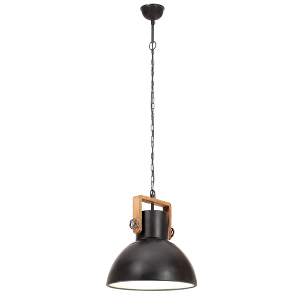 vidaXL industriel hængelampe 25 W rund 40 cm E27 mat sort