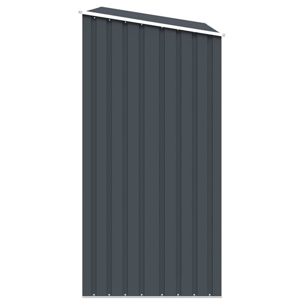 vidaXL Puutarhan polttopuuvaja antrasiitti 245x98x159 cm galv. teräs