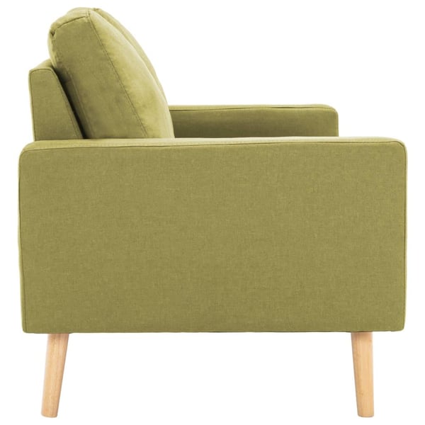 vidaXL 2-personers sofa stof grøn