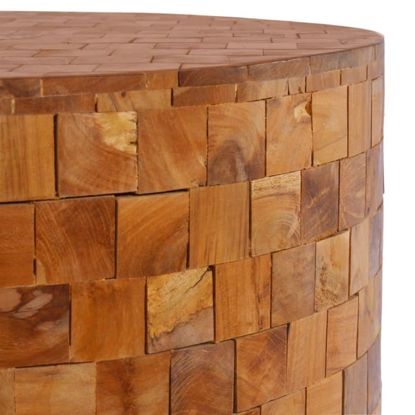 vidaXL sofabord 60x60x35 cm massivt teaktræ