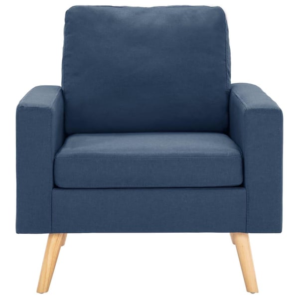 vidaXL sofasæt 2 dele stof blå