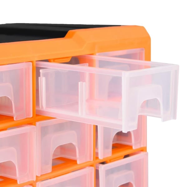 vidaXL Sortimentskap med 38 skuffer 52x16x37,5 cm