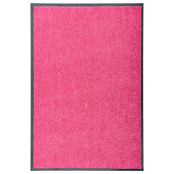 vidaXL Ovimatto pestävä pinkki 60x90 cm