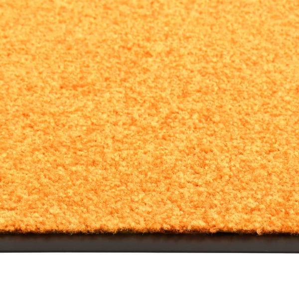 vidaXL vaskbar dørmåtte 40x60 cm orange