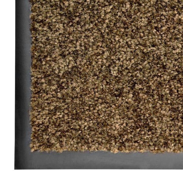 vidaXL Dörrmatta tvättbar brun 120x180 cm
