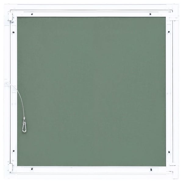 vidaXL Inspeksjonsluke med aluminiumsramme og gipsplate 300x300 mm